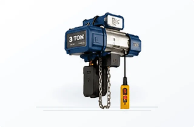 Electric chain hoist front view
